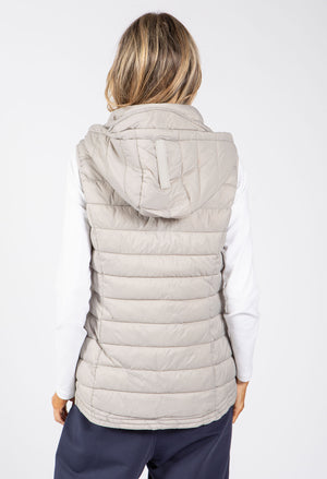 Hooded Quilted Gilet