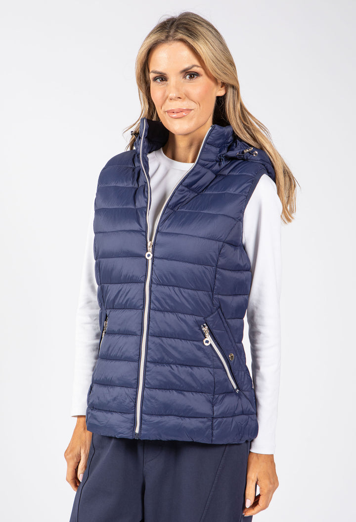 Hooded Quilted Gilet