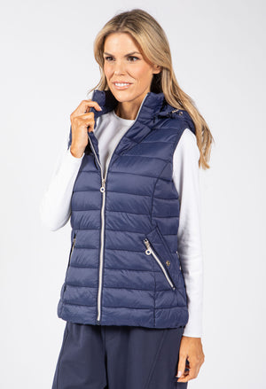 Hooded Quilted Gilet