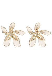 Floral Enamel Earrings