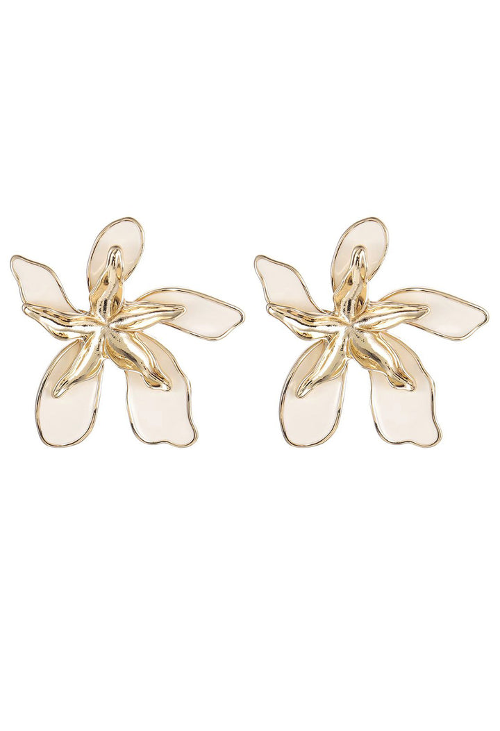 Floral Enamel Earrings