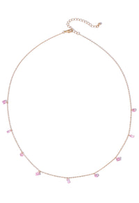 Pink Gemstone Necklace