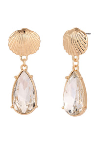 Diamante Teardrop Earrings