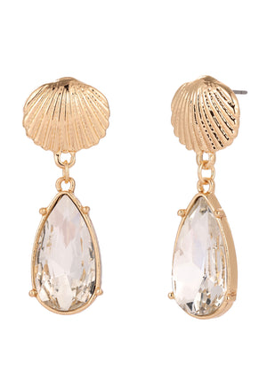 Diamante Teardrop Earrings