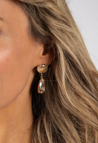 Diamante Teardrop Earrings