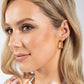 Molten Hoop Earrings