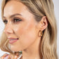 Molten Hoop Earrings