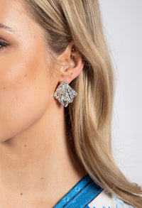 Textured Petal Earrings