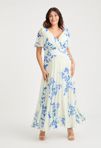 Isabelle Curve+ Float Sleeve Maxi Dress