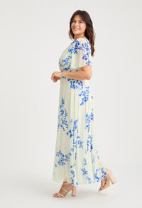 Isabelle Curve+ Float Sleeve Maxi Dress