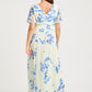 Isabelle Curve+ Float Sleeve Maxi Dress