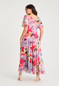 Isabelle Curve+ Float Sleeve Maxi Dress