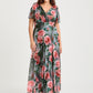 Isabelle Curve+ Float Sleeve Maxi Dress