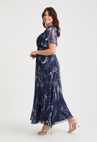 Kemi Bolero Wrap Bodice Maxi Curve+ Dress