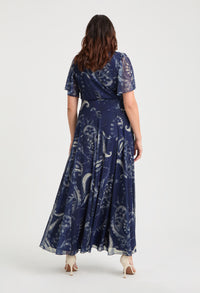 Kemi Bolero Wrap Bodice Maxi Curve+ Dress