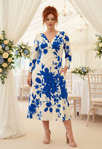 Katie Wrap Midi Curve+ Dress