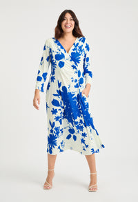 Katie Wrap Midi Curve+ Dress