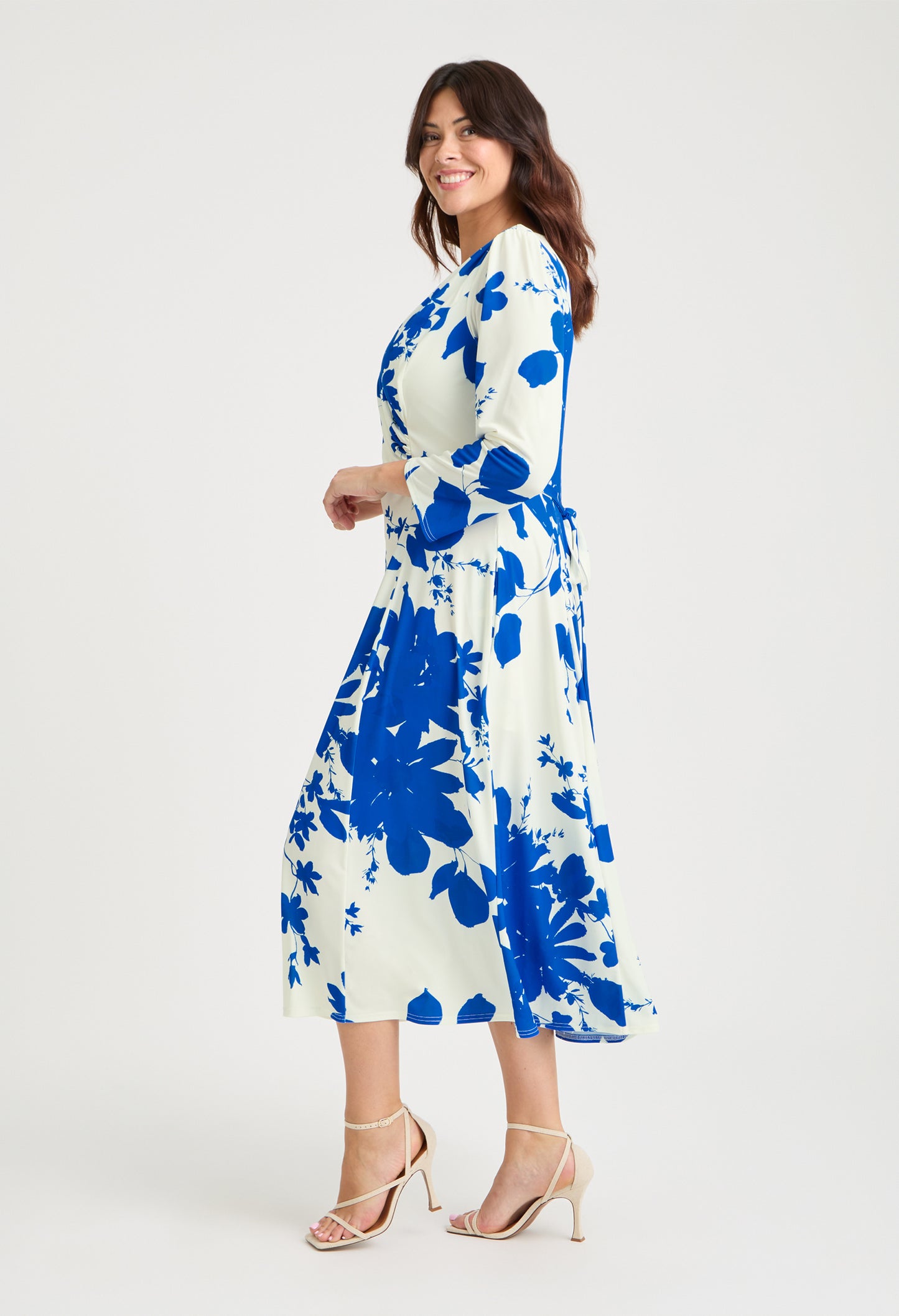 Katie Wrap Midi Curve+ Dress