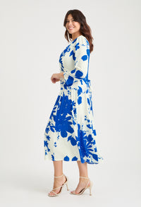 Katie Wrap Midi Curve+ Dress