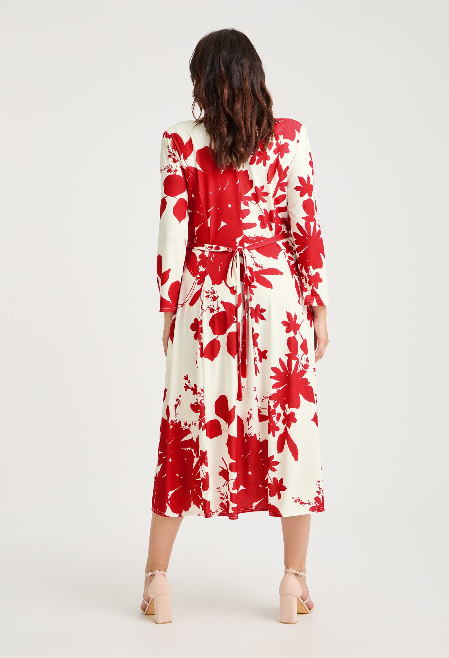 Katie Wrap Midi Curve+ Dress