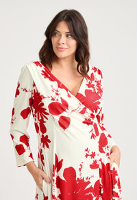 Katie Wrap Midi Curve+ Dress