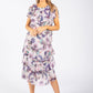 Floral Chiffon Midi Dress