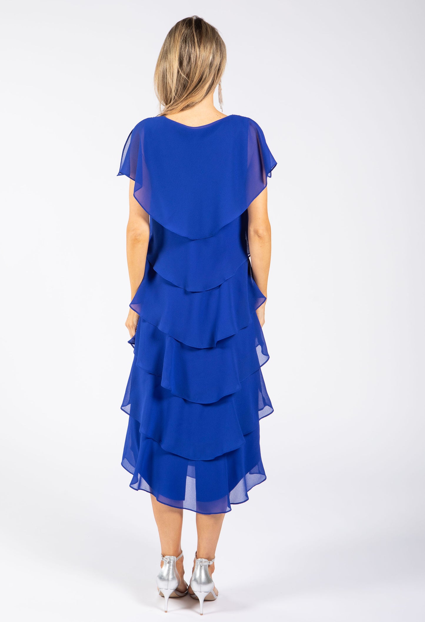 Georgette Chiffon Midi Dress
