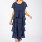Georgette Chiffon Midi Dress
