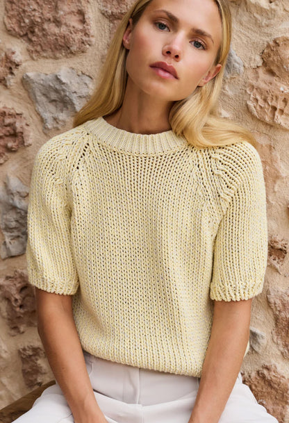 Short Sleeve Chunky knit Jumper