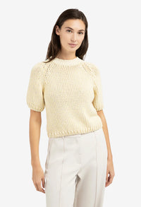 Short Sleeve Chunky knit Jumper