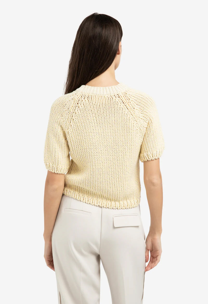 Short Sleeve Chunky knit Jumper
