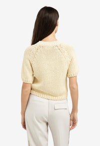 Short Sleeve Chunky knit Jumper