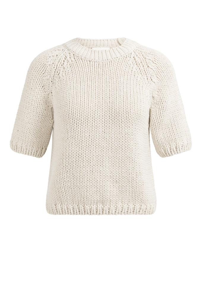 Short Sleeve Chunky knit Jumper