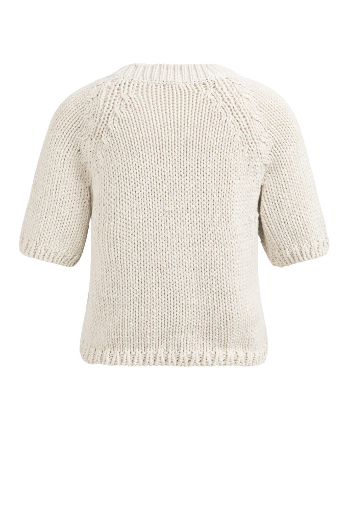 Short Sleeve Chunky knit Jumper