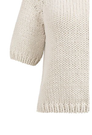 Short Sleeve Chunky knit Jumper