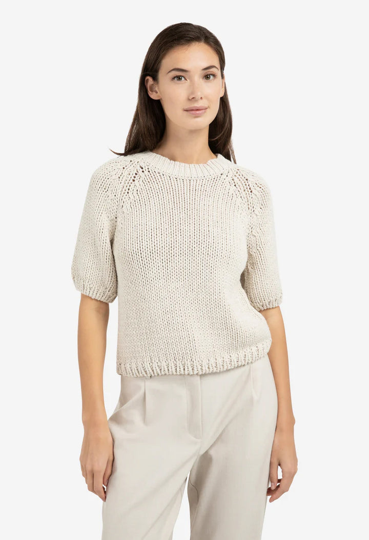 Short Sleeve Chunky knit Jumper