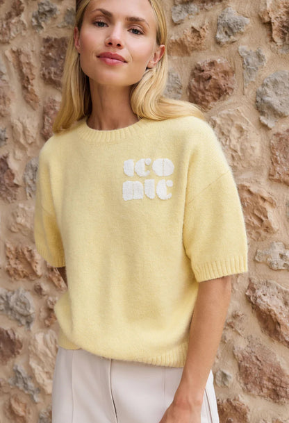 Knitted short sleeve Jumper