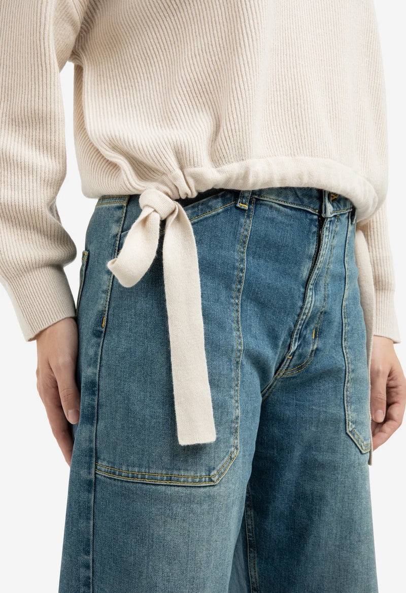 Tie Detail Knit Jumper