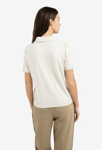 Short Sleeve Knit Cardigan