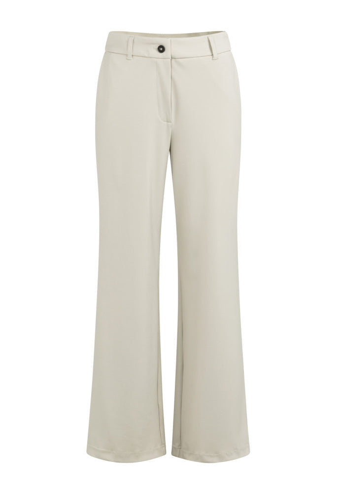Wide Leg Jersey Trousers