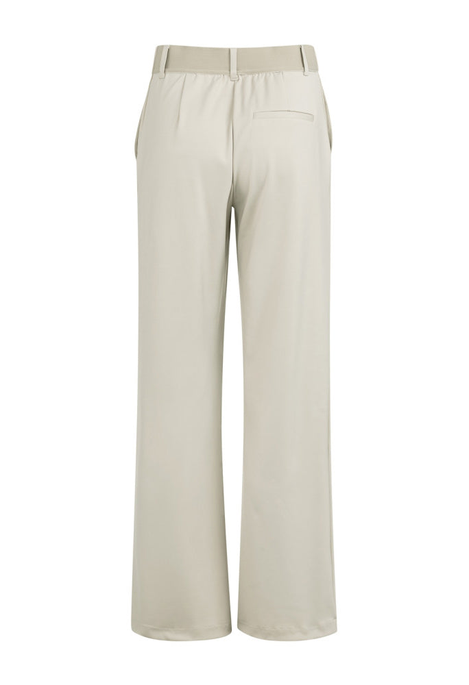 Wide Leg Jersey Trousers