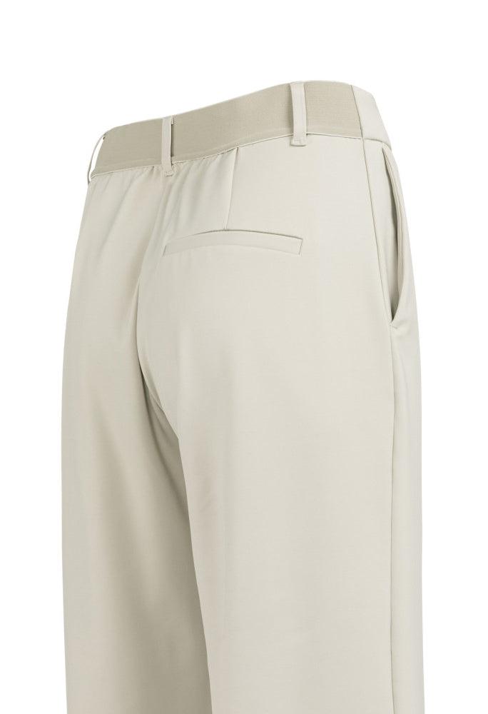 Wide Leg Jersey Trousers