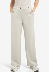 Wide Leg Jersey Trousers