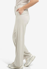Wide Leg Jersey Trousers