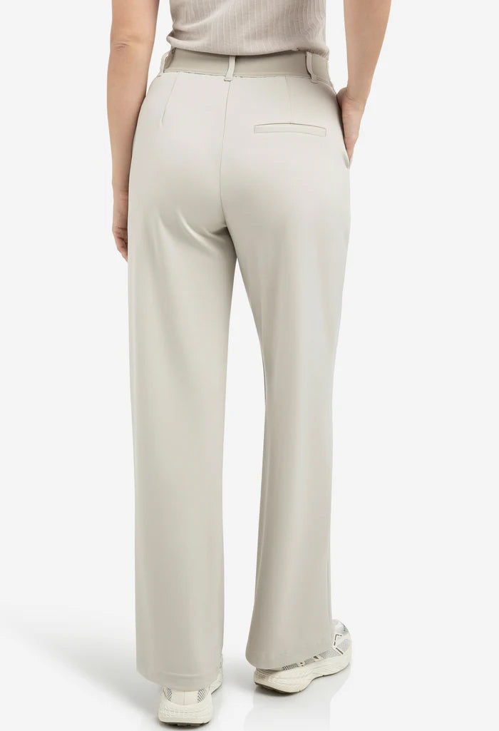 Wide Leg Jersey Trousers