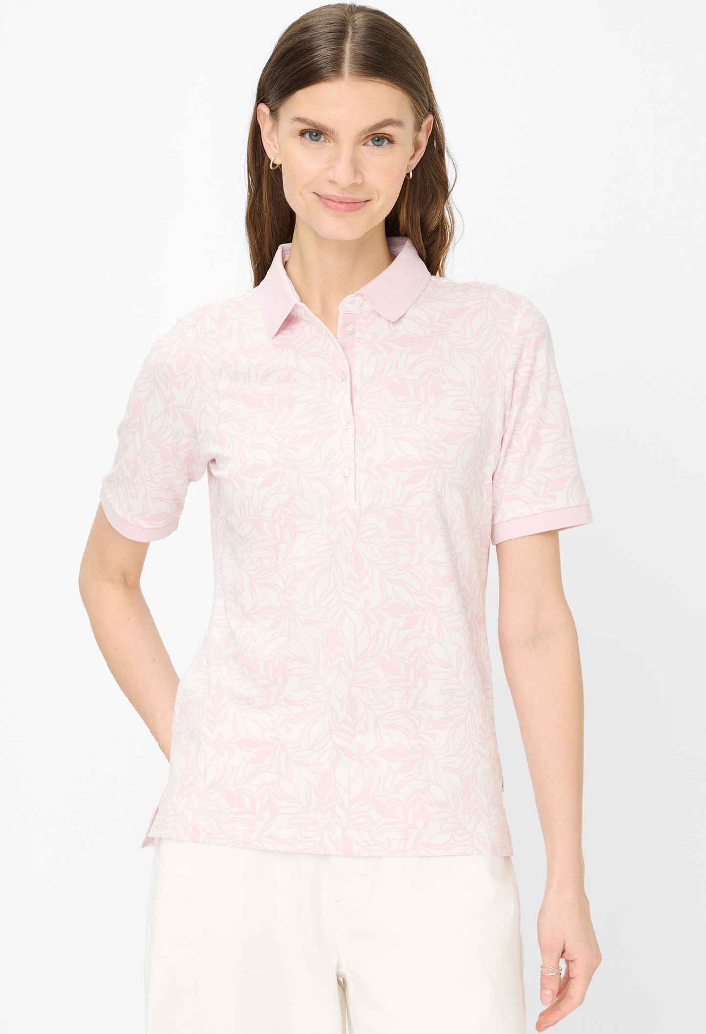 Cleo S Printed Polo Shirt