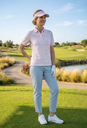 Cleo S Printed Polo Shirt