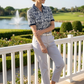 Cleo S Printed Polo Shirt