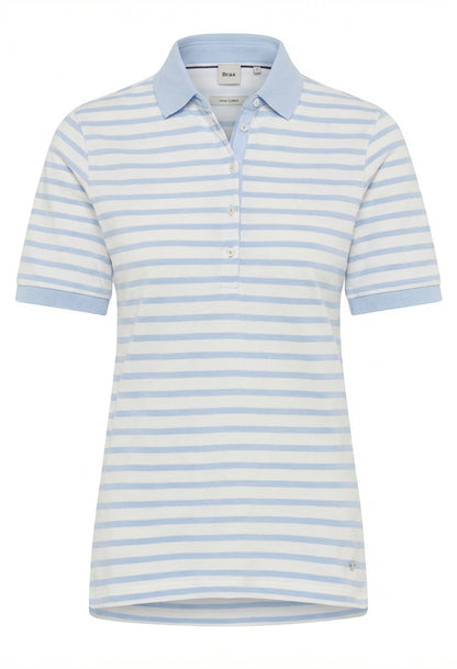 Cleo Striped Polo Shirt