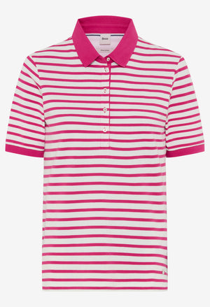 Cleo Striped Polo Shirt